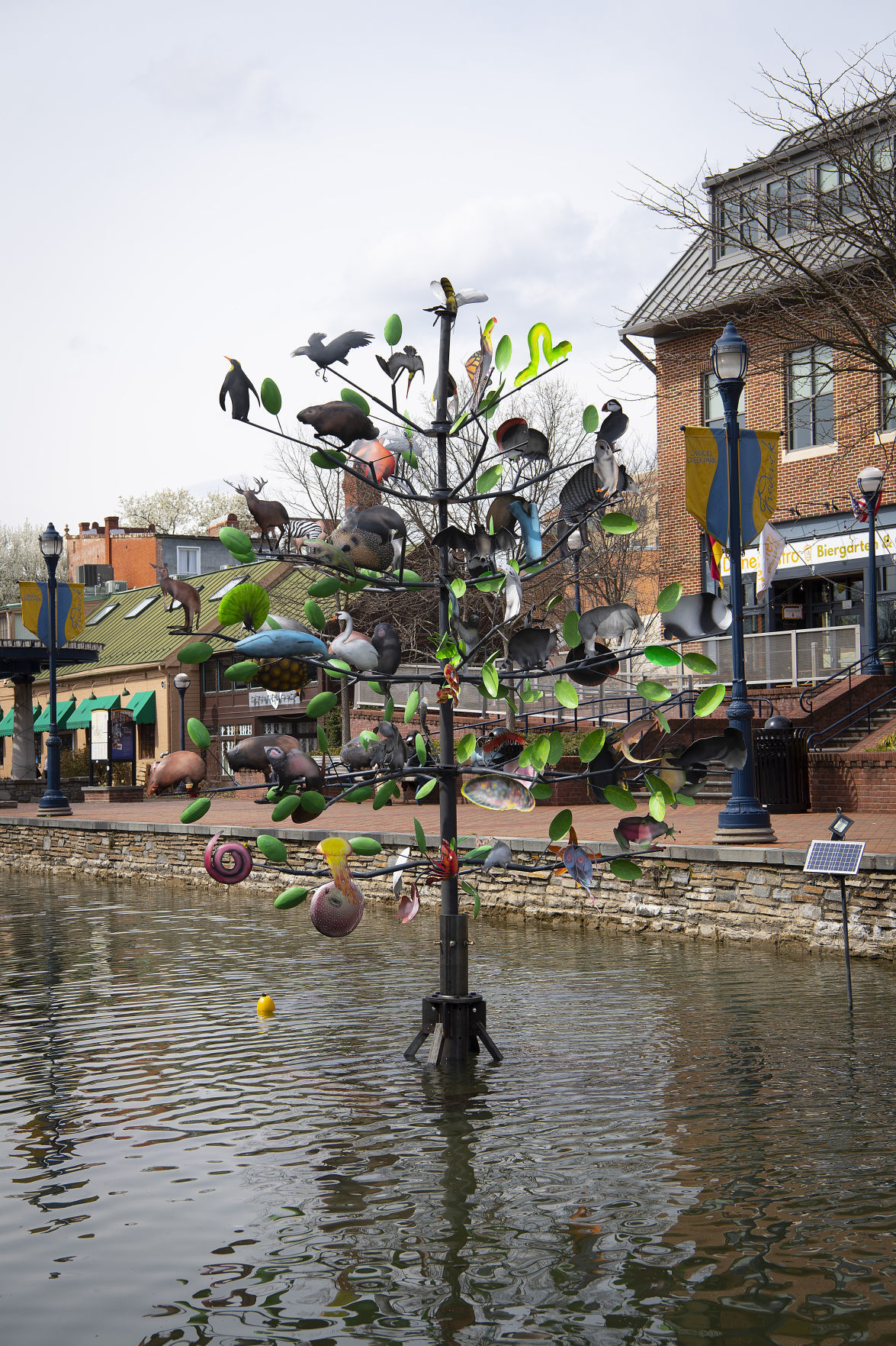 Kinetic art-tree of life